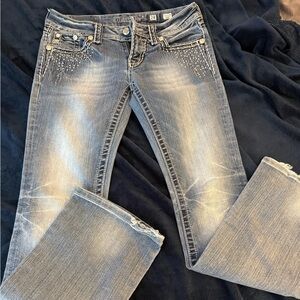 Stylish like new Missme Jeans with Rhinestone Details
